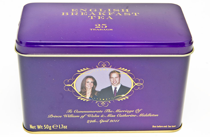 Royal Wedding memorabilia: Memorabilia marking the Royal Wedding of Prince William to Kate Middleton