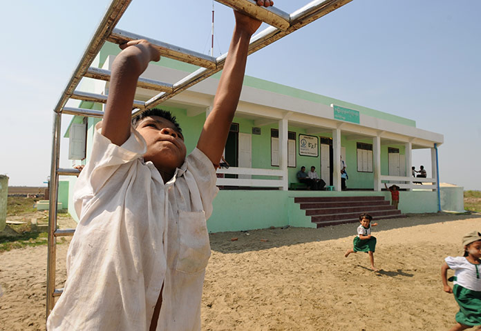 Cyclone Nargis: struck Myanmar in early May 2008