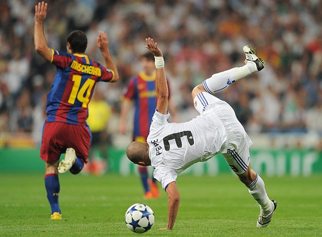 football: Real Madrid v Barcelona - UEFA Champions League Semi Final