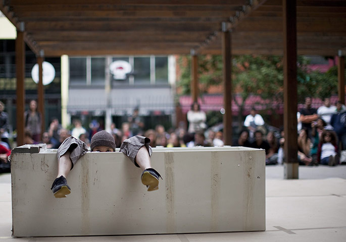 24 hours in pics: Turkish dancing company Taldans perform at Urban Visions festival, Brazil