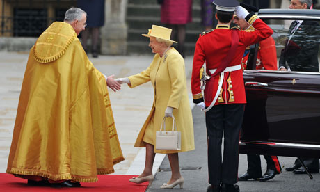 Royal Wedding Queen Elizabeth arrives Queen Elizabeth arrives at the 