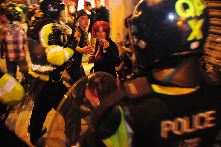 24 hours in pictures: Rioting in Stokes Croft