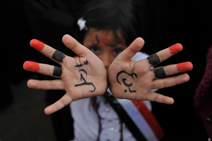 24 hours in pictures: Anti-government protests in Yemen