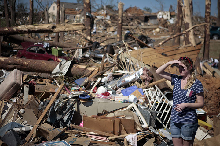 24 hours in pictures: tornados in Tuscaloosa, Alabama 