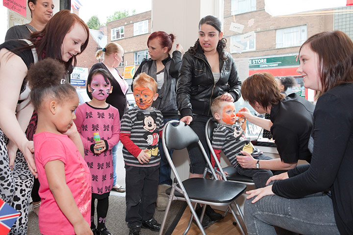 Street Party: Martin Parr photographs the Royal Wedding street parties in Walsall