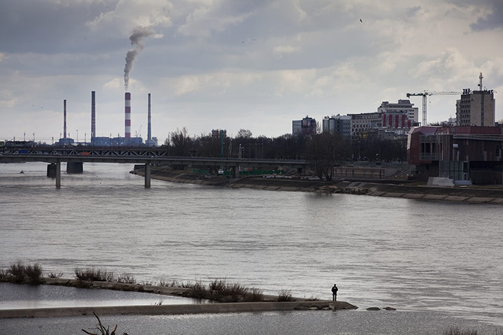 New Europe: Warsaw: The Vistula (Wisla) River  