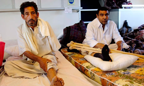 Misrata wounded men Libya