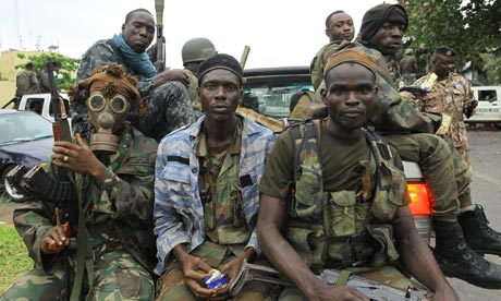 Pro-Ouattara fighters of Ivory Coast