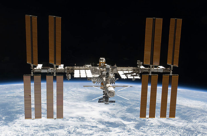 Month in Space: ISS with ATV2 docked