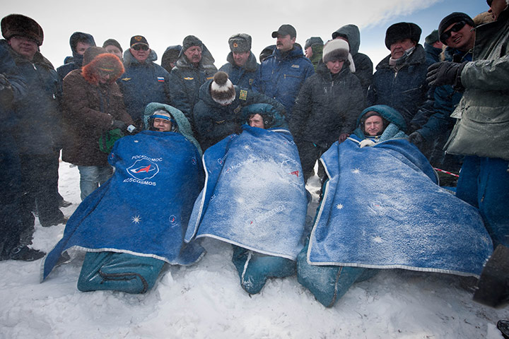 Month in Space: Expedition 26 return