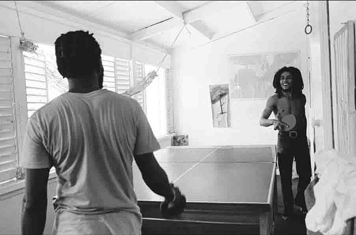Marley: Bob Marley playing ping pong