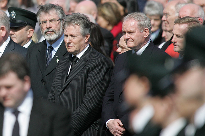 Ronan Kerr Funeral: Political figures attend the funeral of Constable Kerr