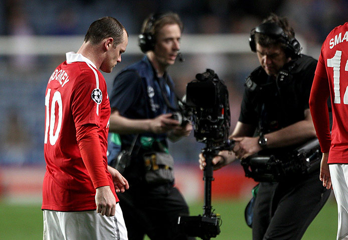 Chelsea v United: Wayne Rooney at the end of the Chelsea match