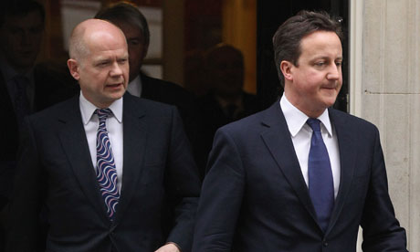 William Hague and David Cameron