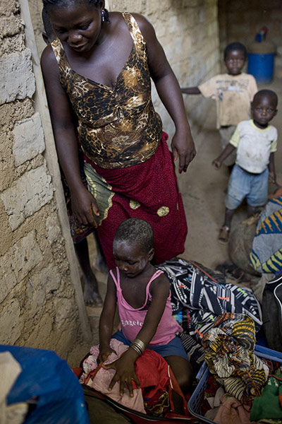 Refugees in Liberia : coming from Ivory Coast