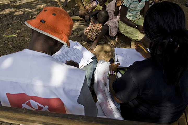 Refugees in Liberia : coming from Ivory Coast