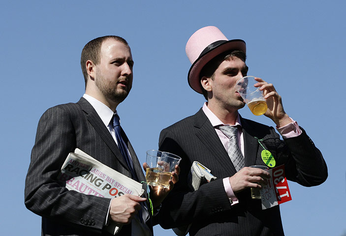 Aintree Ladies Day: Gentlemen at Aintree Grand National Meeting