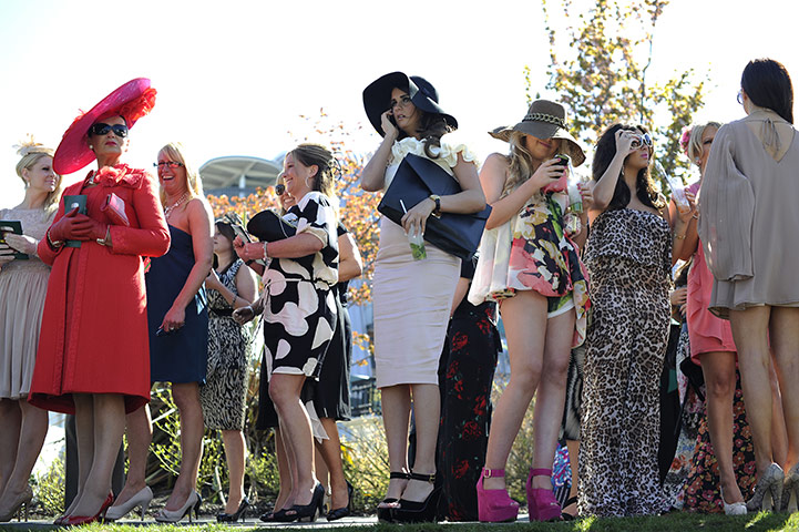 Aintree Ladies Day: Ladies at Aintree racecourse