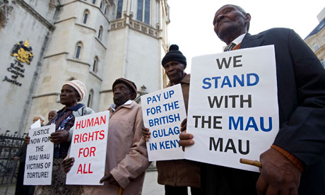 Kenyans protest at the high court
