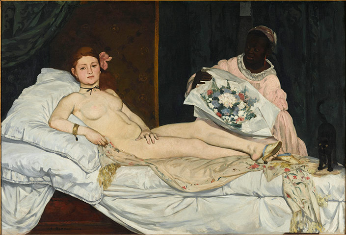 Manet at Musee d'Orsay: Olympia, 1863 