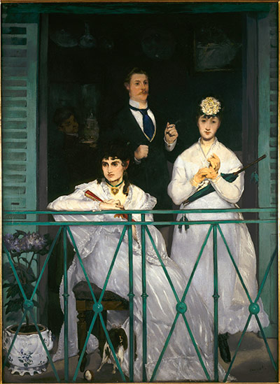 Manet at Musee d'Orsay: Le Balcon, 1868-69