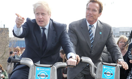 Boris Johnson and Arnold Schwarzenegger
