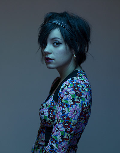 Nadav Kander: Lily Allen, shot for the Observer Magazine in 2011