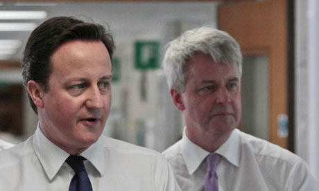 David Cameron and Andrew Lansley
