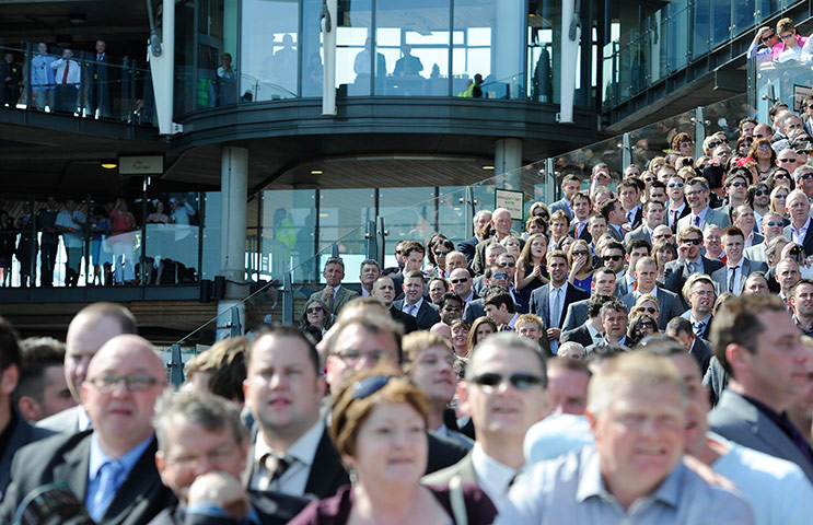 Grand National: It's a sell out at Aintree today and the stands are packed 