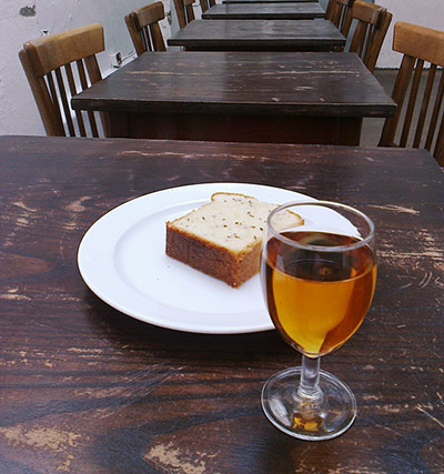 Week in pics: Henderson: seed cake and Madeira