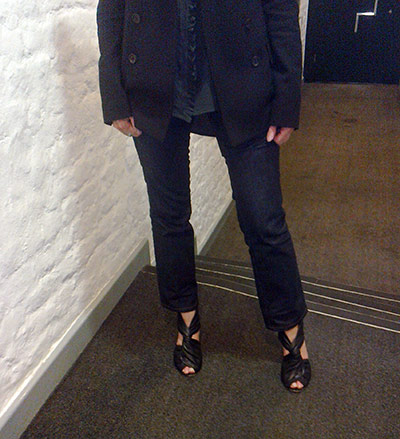 Week in pics: Henderson: Pauline’s very glamorous shoes