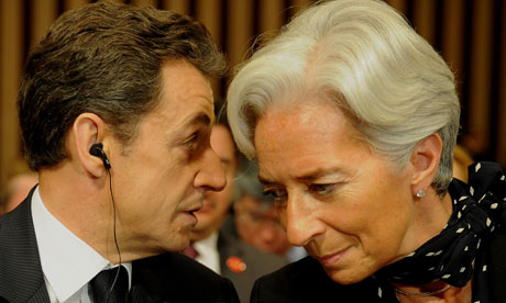 Nicolas Sarkozy and Christine Lagarde