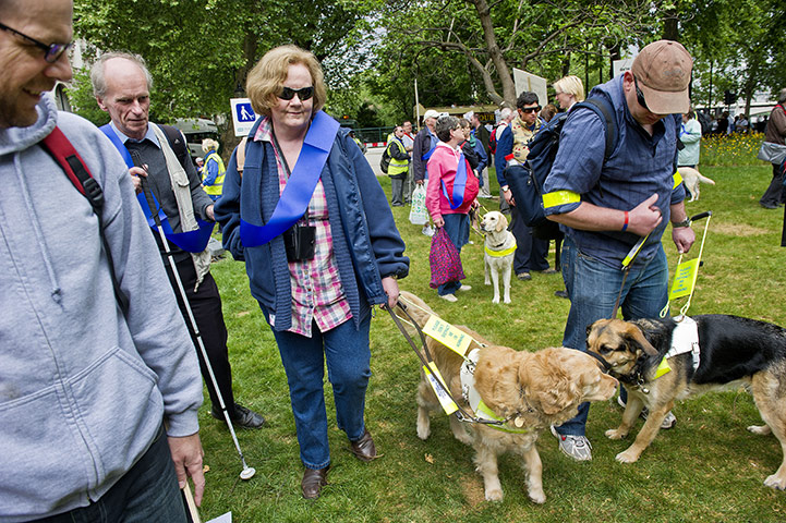 The Hardest Hit march : The Hardest Hit march in London