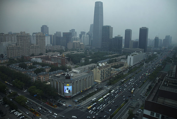 From the Agencies: An image of Osama bin Laden is flashed on a giant screen