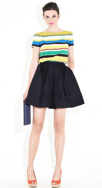 Line-up: stripes: Top