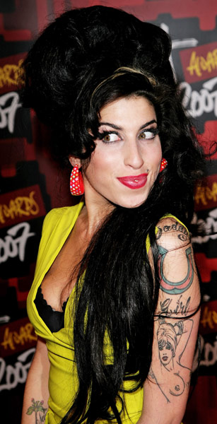 10 best: hairstyles: Amy Winehouse