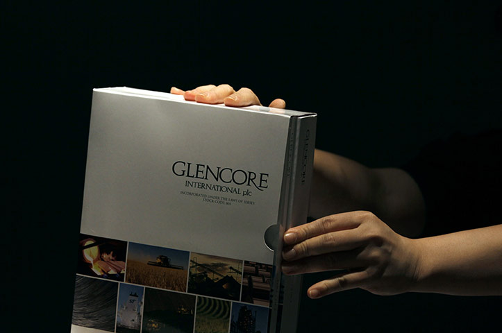 Week in Business: Brochures for Glencore International's IPO at a conference in Hong Kong