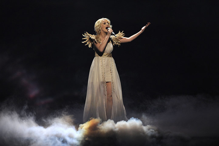 Eurovision semi finals: Ukraine, Mika Nelson performs Angel