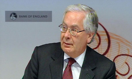 Mervyn King press conference
