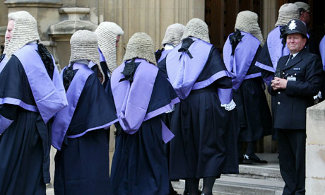 British judges and barristers