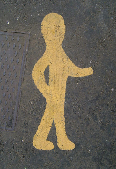 walkingmen : Walking pavement men Welwyn Garden City 