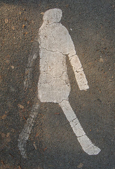 walkingmen 1: Walking pavement men Leicester