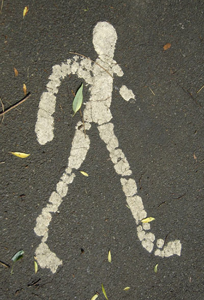 walkingmen 1: Walking pavement men Gloucester