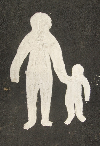 walkingmen 1: Walking pavement men  Kirkwall, Orkney
