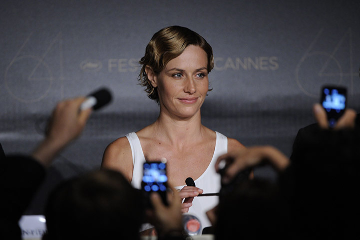 Cannes day five: Belgian actress Cecile de France arrives for the press conference