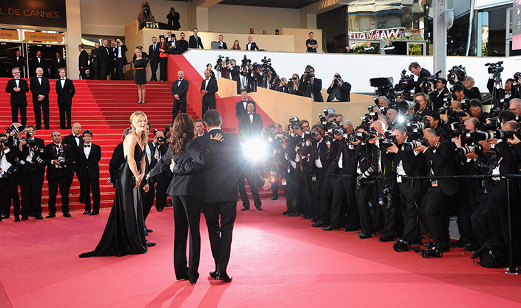 Cannes Festival 2011: Actors Missi Pyle, Berenice Bejo and Jean Dujardin 