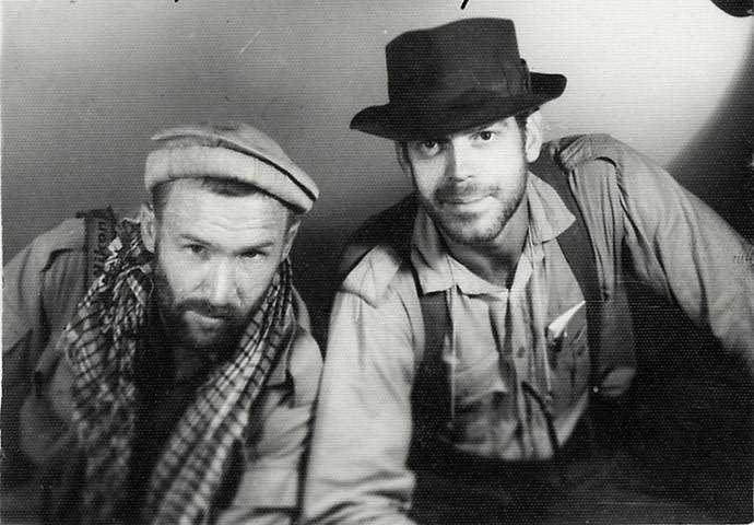 Rory Peck and Tony Davis in Afghanistan
