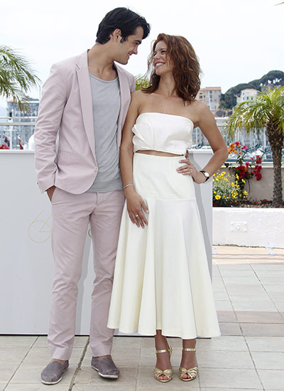 cannes day 8: Romanian actors George Pistereanu and Ada Condeescu