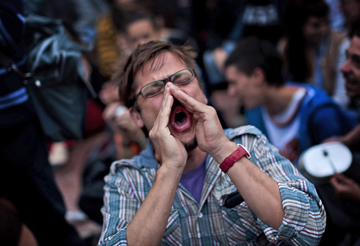 24 hours in pictures: demonstraions in spain