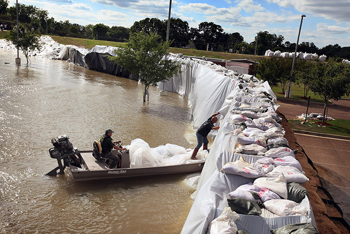 Mississippi floods: ***BESTPIX***Army Corps Opens Spillway In Louisiana To Ease Flooding